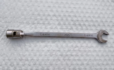 MAC TOOLS M14CHLF, 14MM. SOCKET/WRENCH, 8" LONG, 6 POINT. - Image 1 of 4