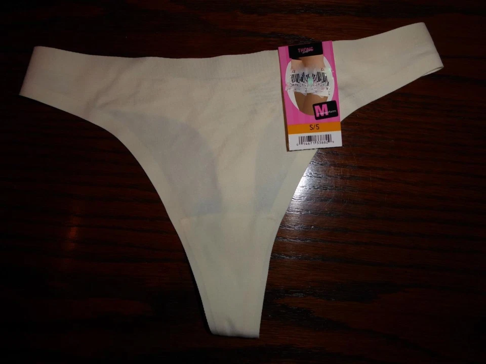 NUEVO CON ETIQUETAS MAIDENFORM THE SMOOTH TANGA BRAGAS 40353 alm CREMA M/6 Foto 1 de 1