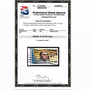 EXCEPTIONAL GENUINE SCOTT #C116 POSTALLY USED PSE CERT GRADED VF-XF 85 #20497 - Picture 1 of 3