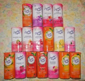 1 CANISTER (2 Qt PACKETS ONLY ARE SHIPPED) - CRYSTAL LIGHT DRINK MIX PACKET - Picture 1 of 3