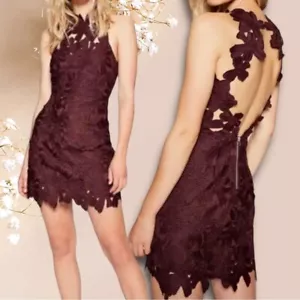 Free People X Saylor Jessa Floral Mini Party Kleid Häkel Floral Gr. S - Bild 1 von 16