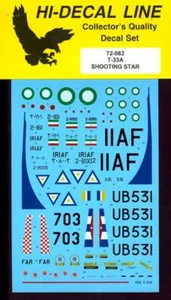 Hi Decals 1/72 LOCKHEED T-33A SHOOTING STAR - Picture 1 of 3