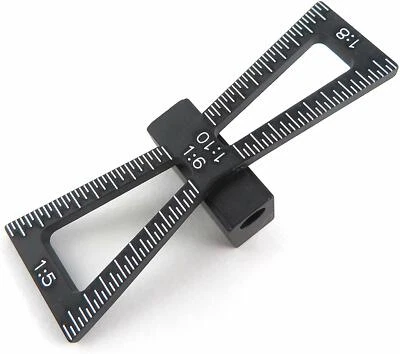 TAYTOOLS Dovetail Marking Jig Dovetail Marker Guide Anodized Aluminum for Stock