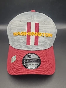 Gorra New Era 39THIRTY NFL Washington Commanders ajustada 2 tonos para hombre talla S/M - Imagen 1 de 5