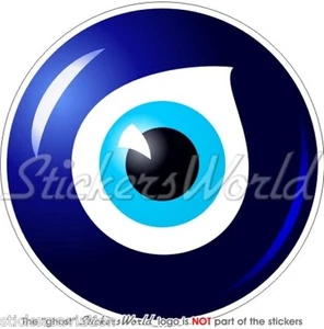 Lucky EVIL EYE Amulet NAZAR Greek-Turkish 4" (100mm) Vinyl Bumper Sticker, Decal - Picture 1 of 1