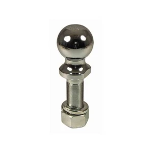 2" Chrome Trailer Hitch Ball, (17-XLS) 3-1/4" Extra Long Shank, 1" Shank dia. - Foto 1 di 1