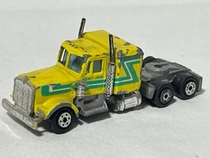 Yatming Jr Peterbilt Heavy Iron Semi Cab, Yellow, 1/64, Hong Kong - Picture 1 of 3
