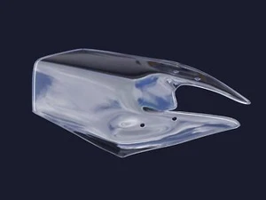Verkleidungsscheibe klar passend für Kawasaki Z800 2013-2016 - Bild 1 von 2