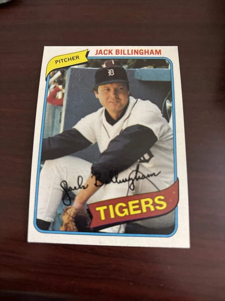 1980 Topps #603 Jack Billingham Sharp Detroit Tigers NM-MINT  - Image 1 of 1