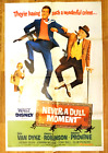 NEVER A DULL MOMENT - Disney's Dick Van Dyke - 1968 Oryginalny plakat filmowy 27x41"