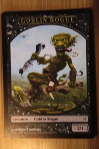 Ficha ""Goblin Rogue"" de Magic the Gathering - Imagen 1 de 1