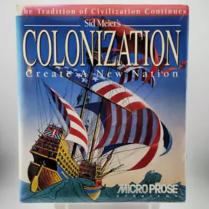 Sid Meier's Colonization, 1994, Big Box, New & Sealed - Picture 1 of 8