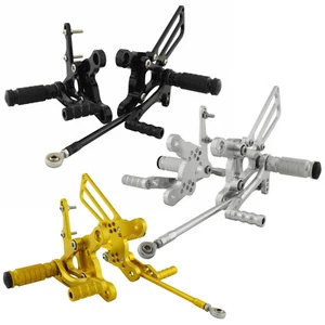 Adjustable Rearset Footrests Foot Rest Pegs For HONDA CBR400RR CBR900RR CBR919RR - Bild 1 von 9
