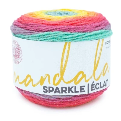  Lion Brand Yarn Mandala Sparkle Yarn, Crux, 1 Skein Office Product - Image 1 of 4