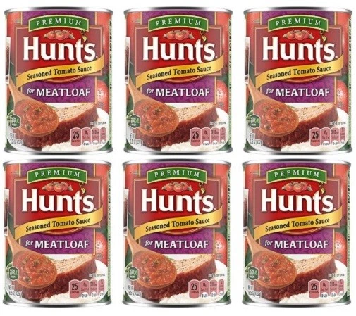 Hunt's Dinner Starters Seasoned Tomato Sauce for Meatloaf 15oz Can (pac