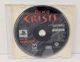 Dino Crisis Demo Disc (Sony PlayStation 1 PS1, 1999) Tested & Working!