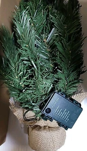 Christmas Tree Light Up 2ft Tall 3 AA Batteries Required - Picture 1 of 4