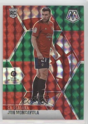 2020 Panini Mosaic La Liga Choice Red & Green Prizm Jon Moncayola #16 Rookie RC - Image 1 of 2