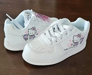 Zapatos para niñas Hello Kitty talla 11 color blanco nuevos con etiquetas - Imagen 1 de 9