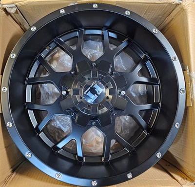(QTY 1)  Full Throttle Off Road FT0151 Satin Black  18x9 6x135/139.7 -12mm - Image 1 of 4