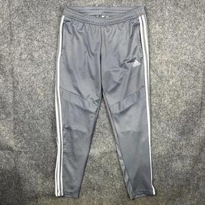Adidas Men’s Sweatpants Athletic Grey Zip Pants Size Large - Picture 1 of 10