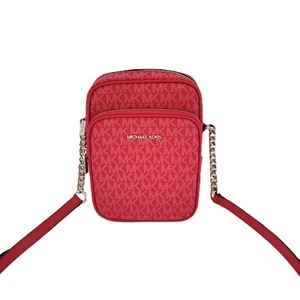 Michael Kors Jet Set Travel Medium NS Chain Crossbody Handtasche MK Dark Raspberry - Bild 1 von 7