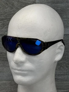 VTG Jantzen 122 Tortoise Frame Blue Mirror Lens Sunglasses Beach Pilot Aviator - Picture 1 of 19