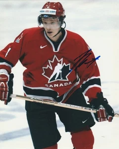 JAY BOUWMEESTER SIGNED TEAM CANADA HOCKEY 8x10 PHOTO! ST.LOUIS BLUES Autograph - Bild 1 von 1