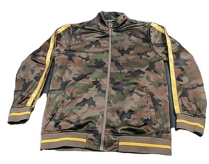 Rebel Minds Damen Camouflage Jacke mit durchgehendem Reißverschluss Größe 2XL - Bild 1 von 5