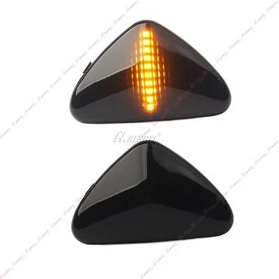 Pair For Fiat Ducato 244 02-06 LED Front Fender Side Marker Indicator Light Lamp - Image 1 of 4
