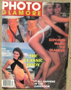 Photo Glamore Magazine December 1989 From Sun Set Girls Boudoir Art Photography - Foto 1 di 7