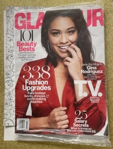 Glamour magazine October 2015 - Gina Rodriguez Coer - Jane The Virgin Star - Picture 1 of 3