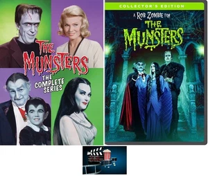 The Munsters Complete Series 70 Episodes & The Munsters Movie 13 DVD Set New - Picture 1 of 4