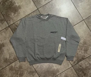 Fear of God Essentials Crewneck (FW22) Dark Oatmeal Size Large - Picture 1 of 11