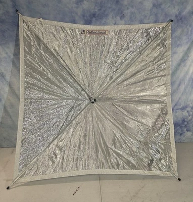 Reflectasol Reflective Light Umbrella – Larson Enterprises Silver/White... - Image 1 of 4
