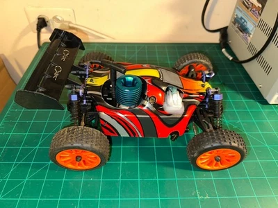 Exceed RC 1/16 nitro 4WD Blur Buggy Rare - Image 1 of 4