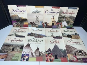 American Indian Nations Education Library Lot Of 12 Homeschool Out Of Print - Picture 1 of 13