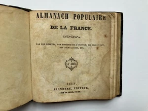 " Almanach populaire de la France 1847 et 1850 " chez Pagnerre Editeur - Picture 1 of 6
