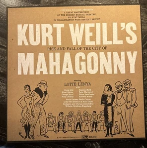 KURT WEILL’S Rise & Fall of the City of Mahagonny K3L-243 1956 3Lp 1st Press NM! - Picture 1 of 10