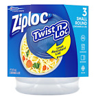 Ziploc Storage Containers For Food Twist 'n Loc Small Round 16oz 3 ct, Pack of 1