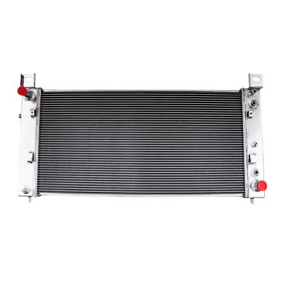 34"W 3Row Radiator Fit 99-13 Chevy Silverado 1500 GMC Sierra 2500 Yukon Tahoe — 第 1/4 张图片