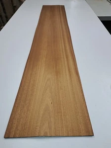 African Walnut Veneer - 1 NATURAL WOOD Sheet - 1610mm x 285mm - Picture 1 of 5