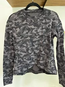 Lululemon da donna Lulu a maniche lunghe vicino all'incrocio Rulu taglia 10 mimetico - Foto 1 di 4