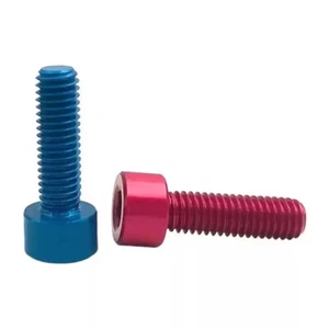 7075 Aluminum Hex Socket Cap Bolt M6 x40mm for Lightweight Motorcycle Decorative - Picture 1 of 10