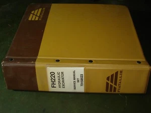 Fiat Allis FH220 EXCAVATOR SERVICE SHOP SET REPAIR MANUAL OPERATION MAINTENANCE - Foto 1 di 9