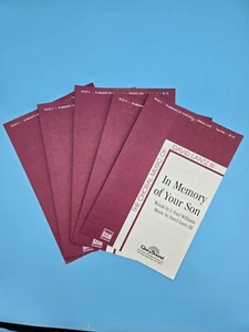 Lot of 5 In Memory of Your Son SATB Choir Sheet Music Williams Lantz - Picture 1 of 8