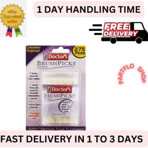 The Doctor's BrushPicks Interdental Toothpicks, 275 Picks - Picture 1 of 4