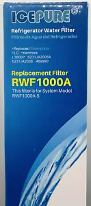 Icepure RWF1000A Refrigerator Water Filter 1 Sealed New In Box LG, Kenmore - Picture 1 of 8