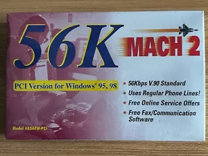 NEW - BEST DATA 56K Mach 2 Internal Data/Fax Modem Model A56FW-PCI - Picture 1 of 2