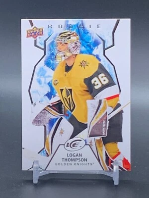 2021-22 Upper Deck Ice Rookie #131 LOGAN THOMPSON Vegas Golden Knights RC - Image 1 of 2